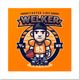 Faster Like Welker Posters and Art